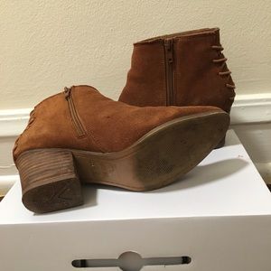 NEGOTIABLE — ALDO S8 Booties • Brow Suede Color
